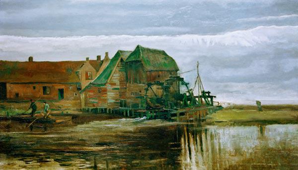 Vincent van Gogh / Watermill at Gennep