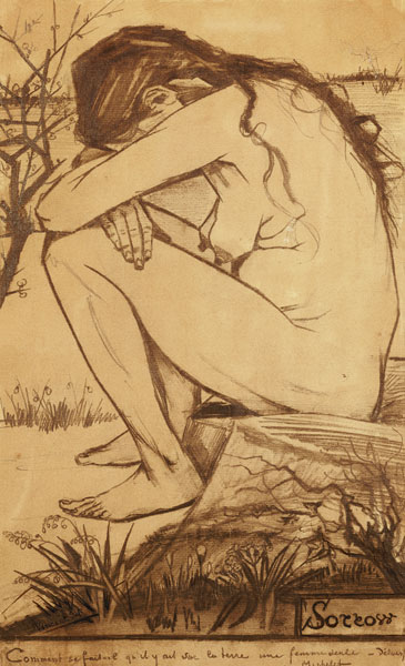 Sorrow, 1882 (pencil, pen and from Vincent van Gogh