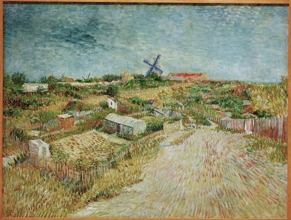 V.v.Gogh,Veget.Gard.at Butte Montmartre from Vincent van Gogh