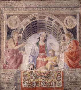 Madonna and Child with Saints John the Baptist and John the Evangelist