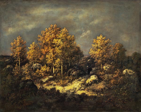 The Jean de Paris Heights in the Forest of Fontainebleau from Virgilio N. Diaz de la Pena