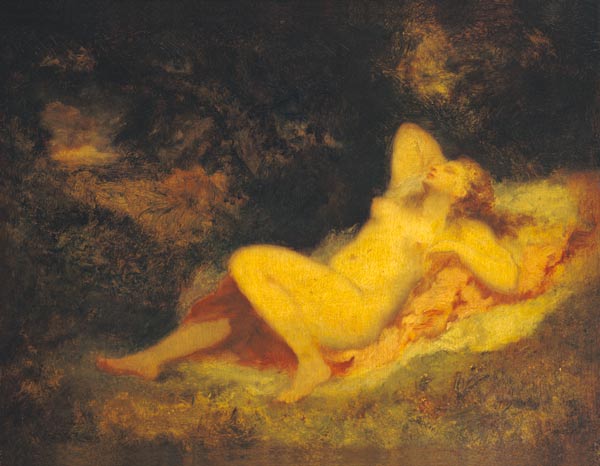 Sleeping Nymph from Virgilio N. Diaz de la Pena