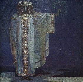The prophet Libuse (queen) of Bohemia 700-738 from Vitezlav Karel Masek