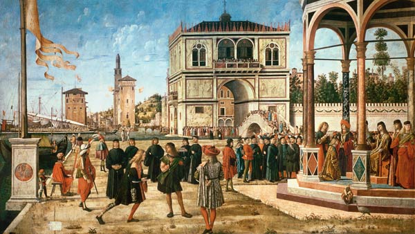 The Story of St. Ursula, the Repatriation of the English Ambassadors from Vittore Carpaccio