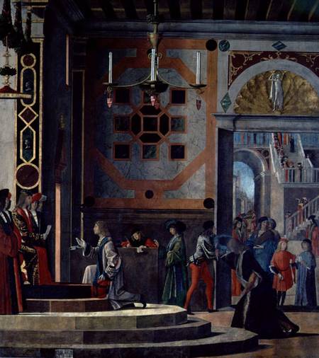 The Departure of the English Ambassadors, from the St. Ursula cycle from Vittore Carpaccio