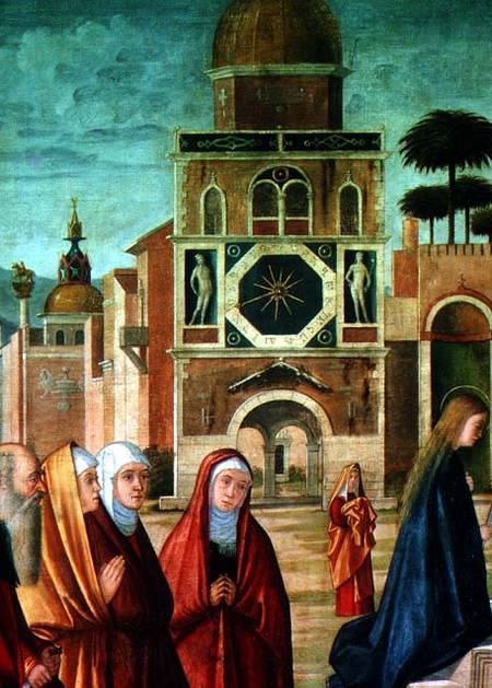 Presentation of Mary at the Temple (detail of Mary) from Vittore Carpaccio