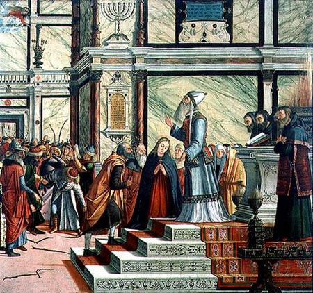 Wedding of the Virgin, oil on canvas from Vittore Carpaccio