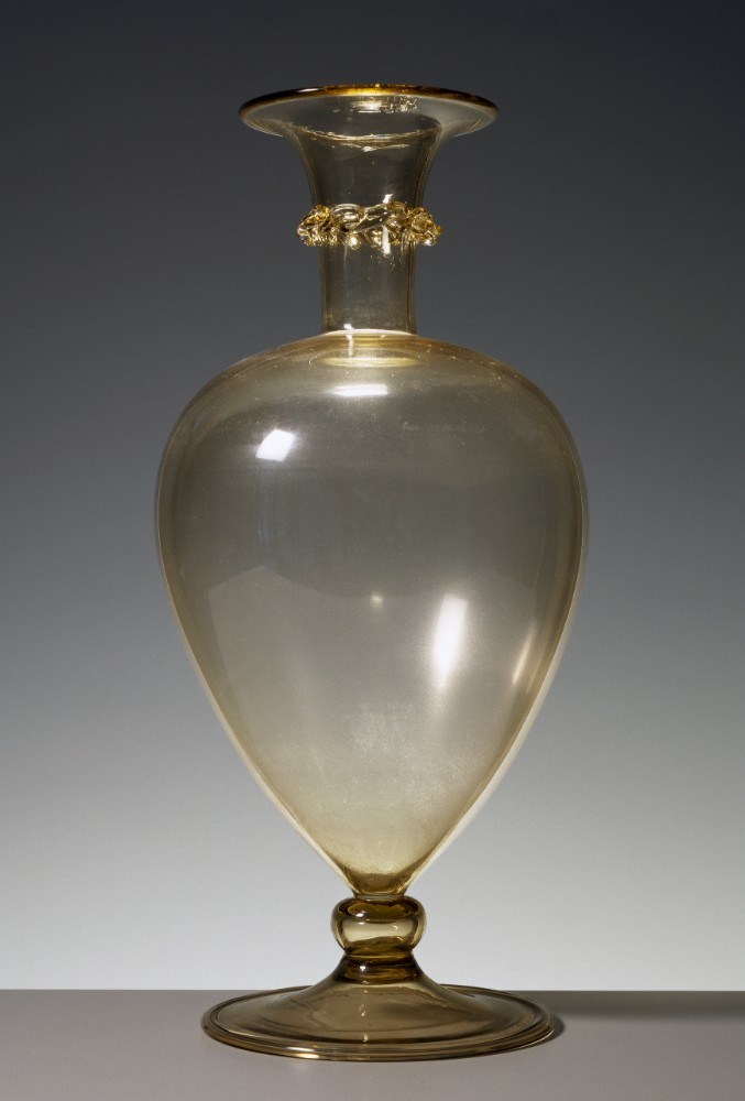 Veronese vase with lacework around the neck from Vittorio Zecchin
