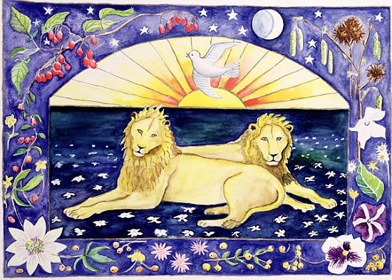 Lions (month of December from a calendar)  from Vivika  Alexander