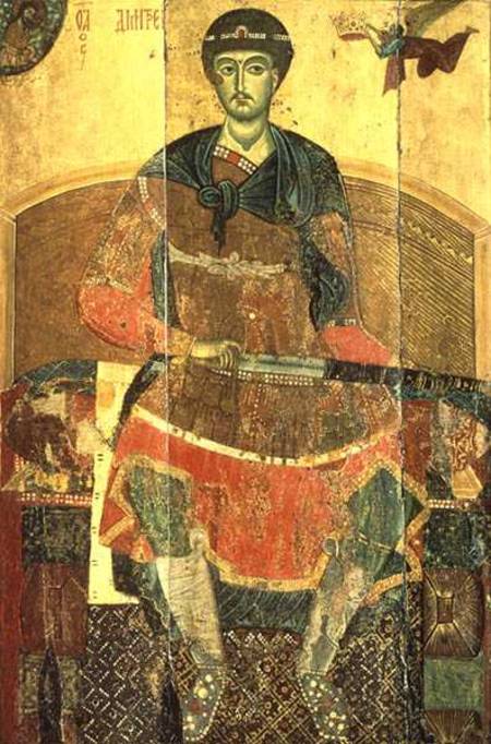 St. Demetrius of Salonica from Vladimir-Suzdal School
