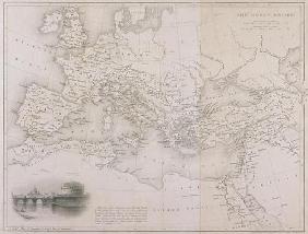 The Roman Empire, c.1850 (engraving)