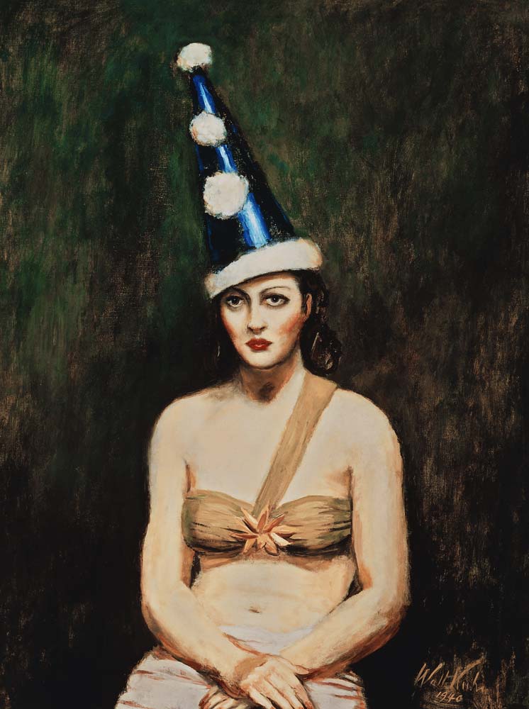 Girl in Pierrots Hat, 1940 from Walt Kuhn