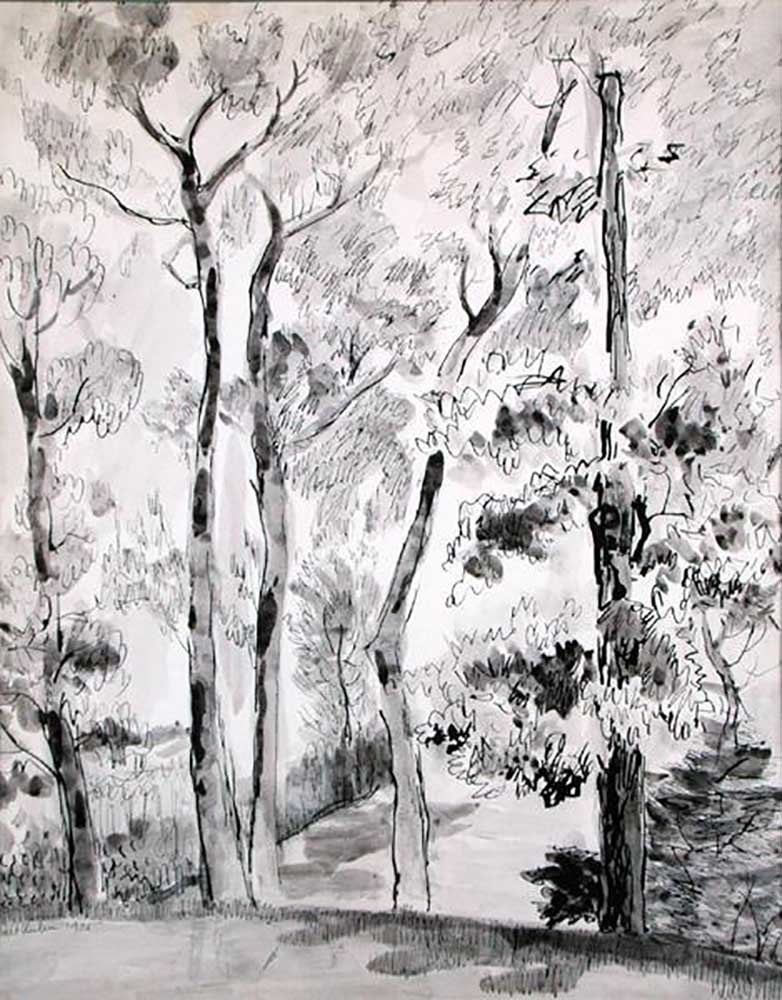 Trees, Sands Point, 1935 from Walt Kuhn