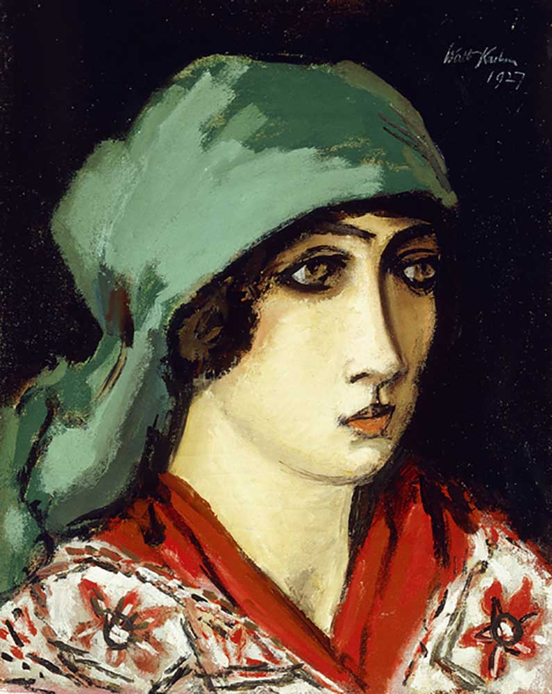 Ruth with Green Headcloth, 1927 from Walt Kuhn