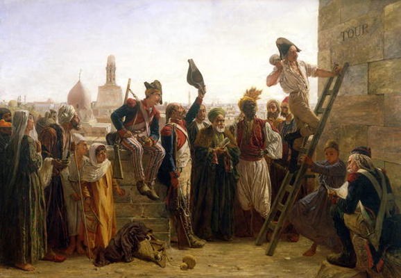 The French in Cairo in 1800, 1884 (oil on canvas) from Walter Charles Horsley