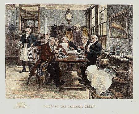 Toddy at the Cheshire Cheese from Walter Dendy Sadler