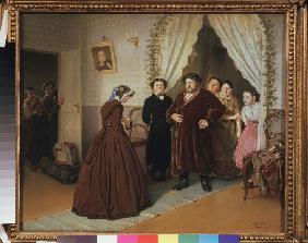 Arrival of a Governess in a Merchant House