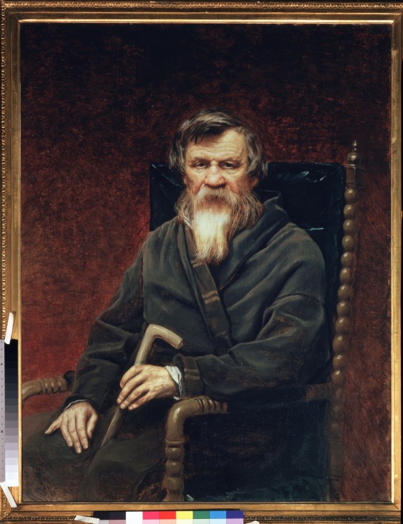 Portrait of the historian and journalist Mikhail Pogodin (1800-1875) from Wassili Perow