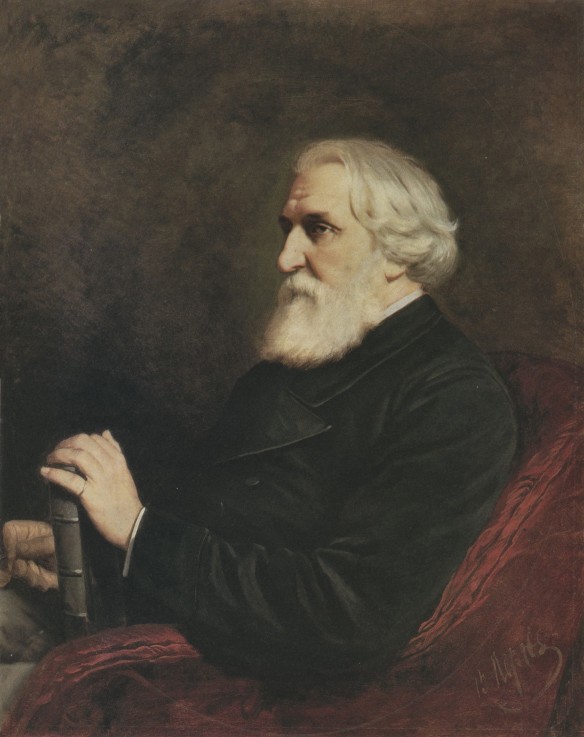 Portrait of the author Ivan S. Turgenev (1818-1883) from Wassili Perow