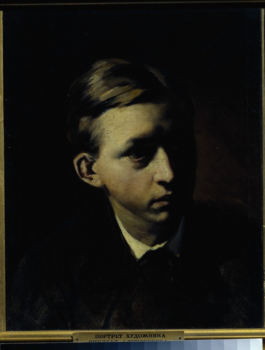 Portrait of the painter Nikolai Alexeyevich Kasatkin (1859-1930) from Wassili Perow
