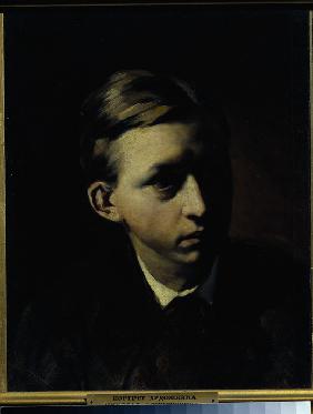 Portrait of the painter Nikolai Alexeyevich Kasatkin (1859-1930)