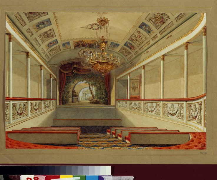 The Home theatre in the Yusupov Palace in St. Petersburg from Wassili Sadownikow
