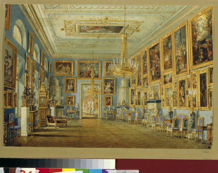 The Art Gallery in the Yusupov Palace in St. Petersburg from Wassili Sadownikow