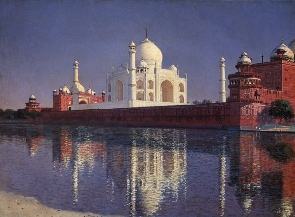 Das Mausoleum Tadj-Mahal in Indien from Wassili Werestschagin
