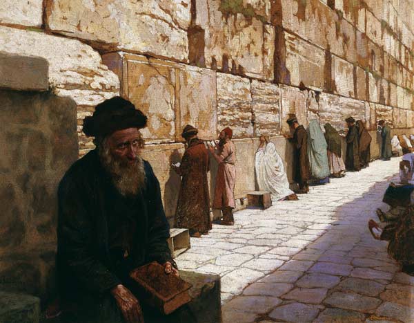 Die Klagemauer, Jerusalem from Wassilij Ivanowitsch Nawasoff