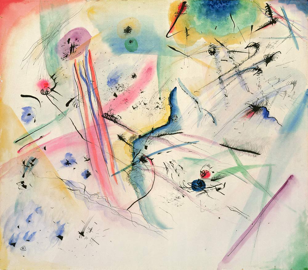 Composition With Red from Wassily Kandinsky