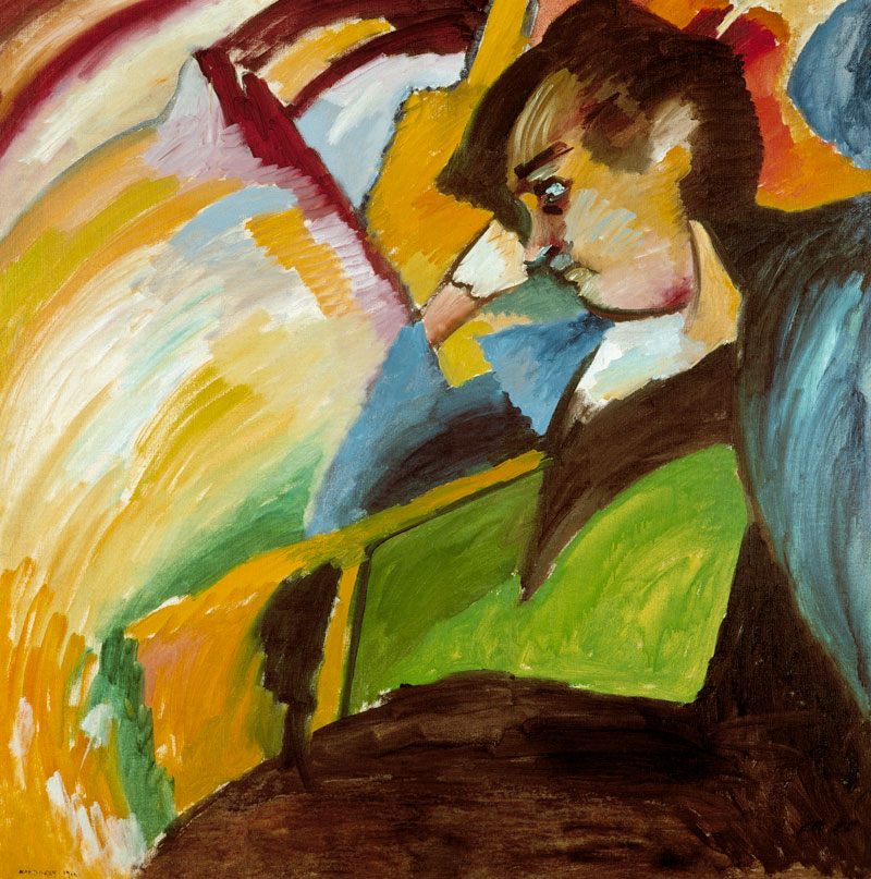 Portrait G. Münter from Wassily Kandinsky