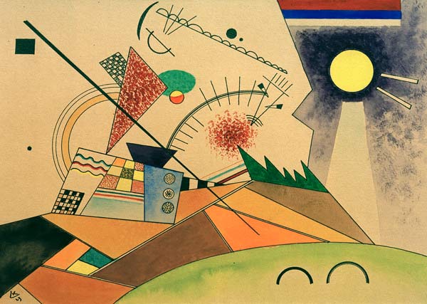 Sketch for Moving Silence from Wassily Kandinsky