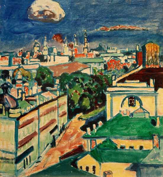 View of Muscow from the Window of Kandinsky's Flat from Wassily Kandinsky