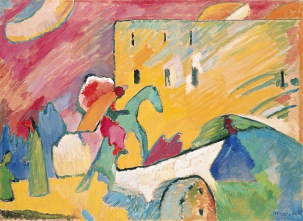 The blue rider from Wassily Kandinsky