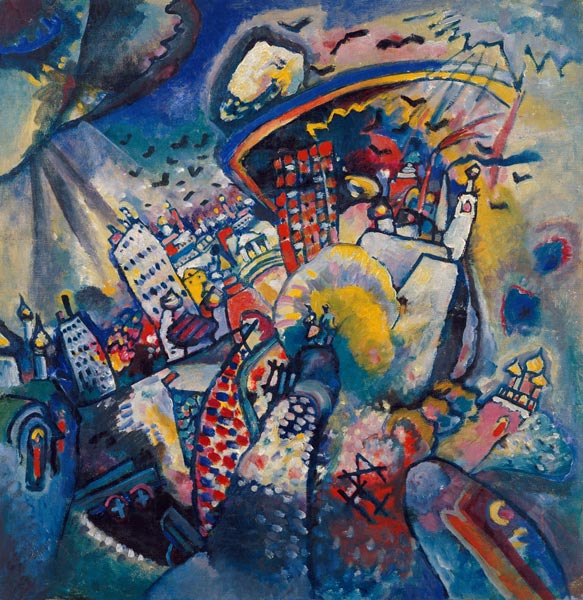 The red place in Moscow (Moscow I.) from Wassily Kandinsky