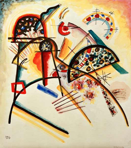 Composition (red, yellow..) from Wassily Kandinsky