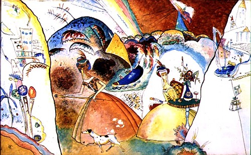 Ladies in a Landscape from Wassily Kandinsky