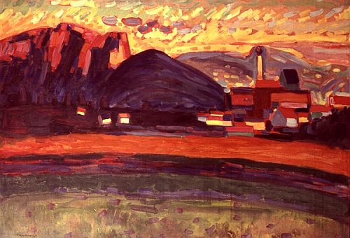 Landscape with Hills from Wassily Kandinsky