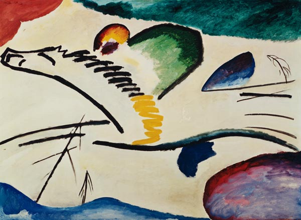 Lyrical (rider to horse) from Wassily Kandinsky