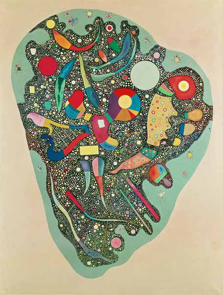 Ordered accumulation (Entassement réglée or ensemble multicolore) from Wassily Kandinsky
