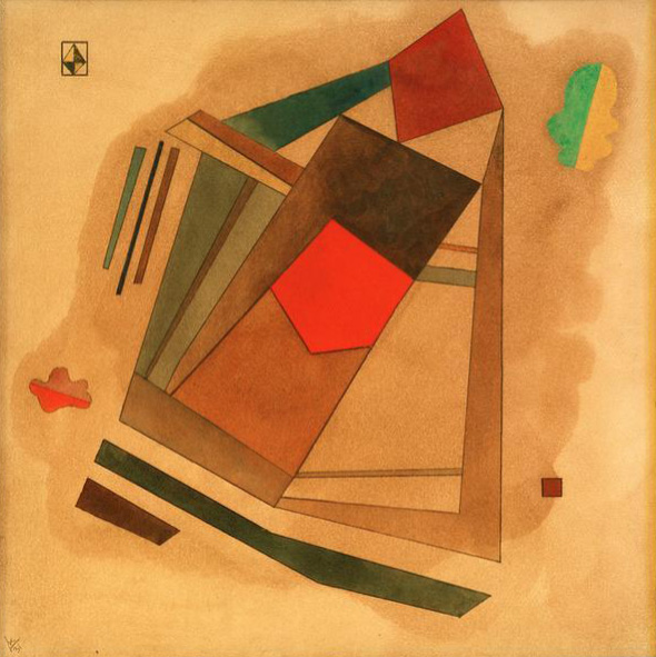 Red in a Square from Wassily Kandinsky