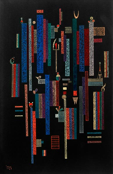 Jeu des verticales from Wassily Kandinsky