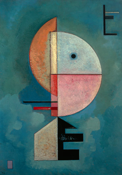 Upwards - Wassily Kandinsky as art print or hand painted oil.