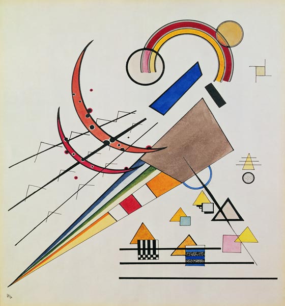 With the Triangle  from Wassily Kandinsky