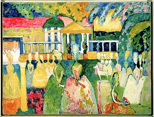 Women in Crinolines from Wassily Kandinsky