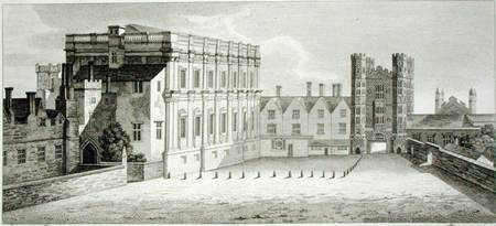 The Palace of Whitehall, from a drawing in the Pepysian Library, Cambridge from Wenceslaus Hollar