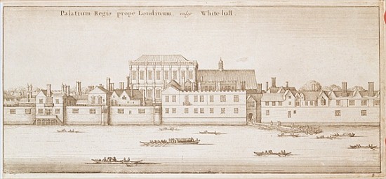 View of Whitehall from Wenceslaus Hollar