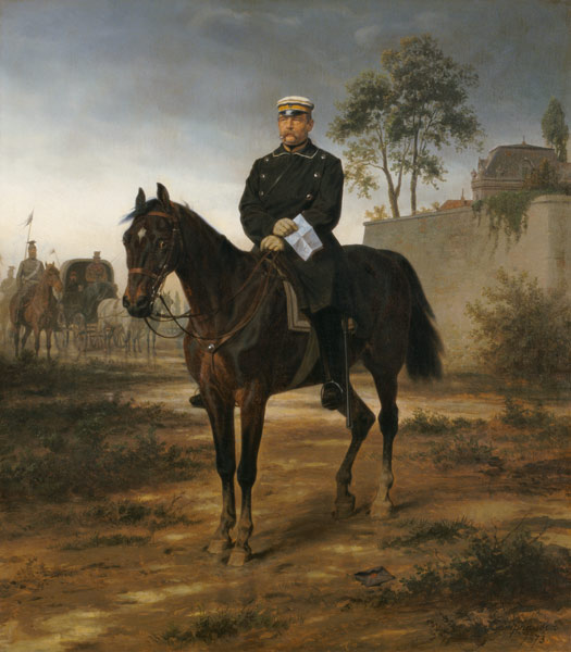 Bismarck before Paris from Wilhelm Camphausen