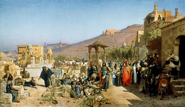 Das Totenfest in Kairo from Wilhelm Gentz