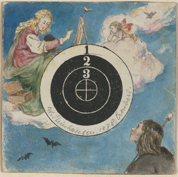 Decorated target from Wilhelm Steinhausen